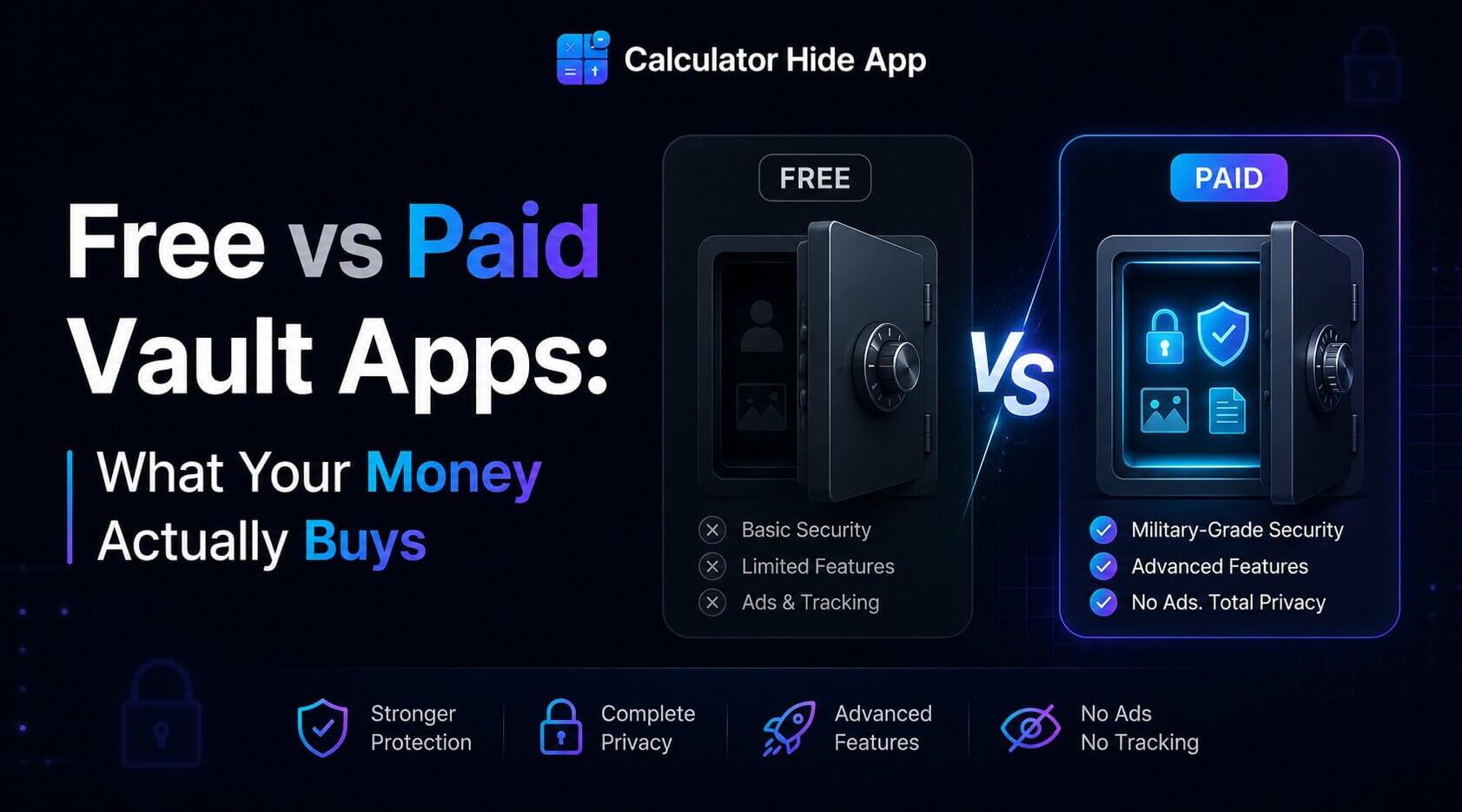 Free vs Paid Vault Apps: What Your Money Actually Buys