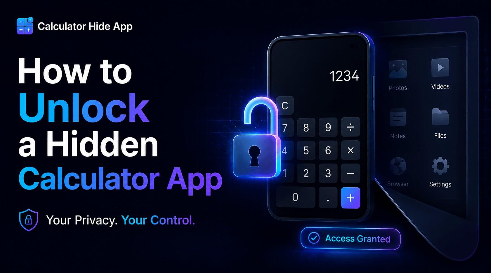 How to Unlock a Hidden Calculator App